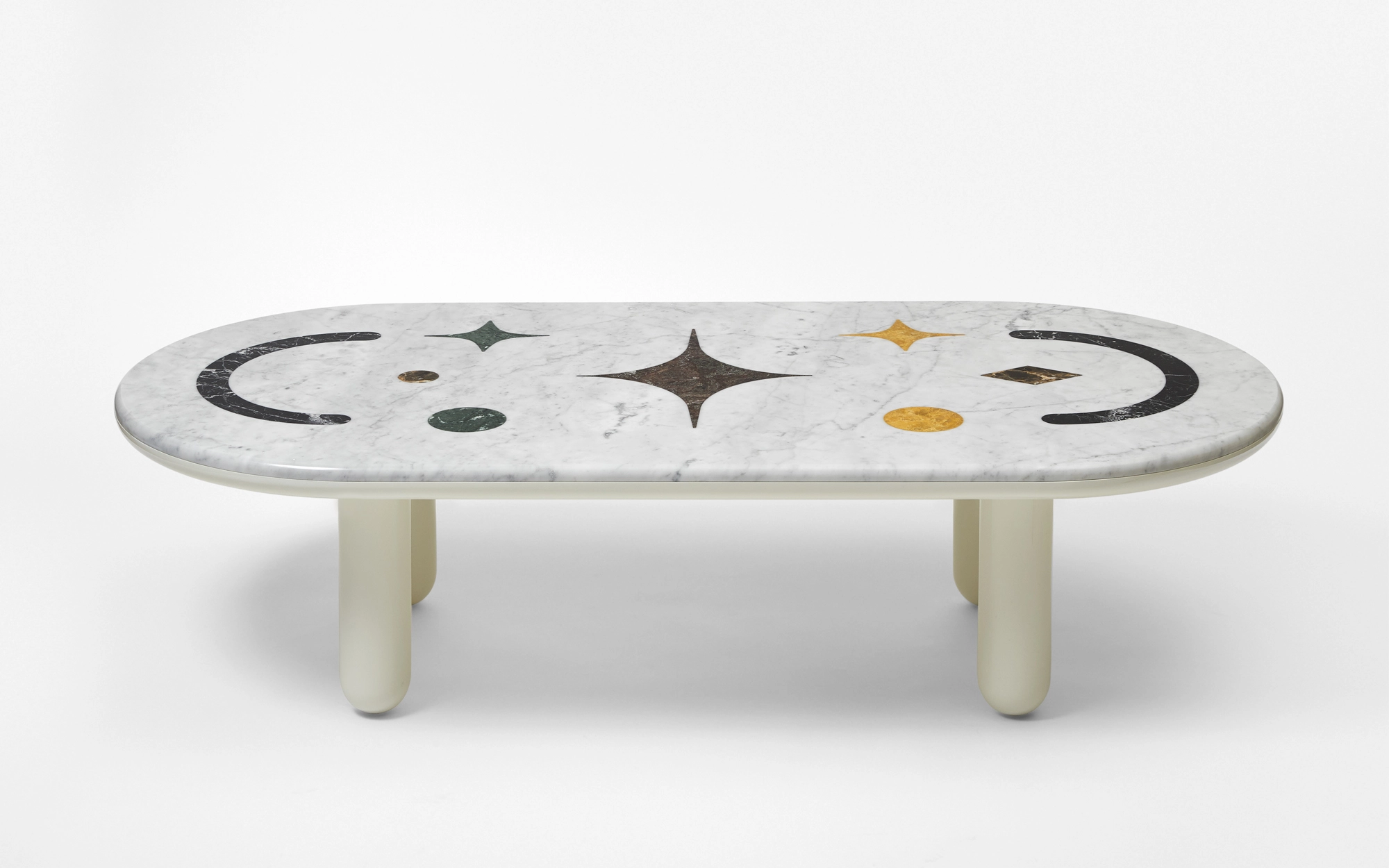 Hymy Oval coffee table - Jaime Hayon - Table light - Galerie kreo
